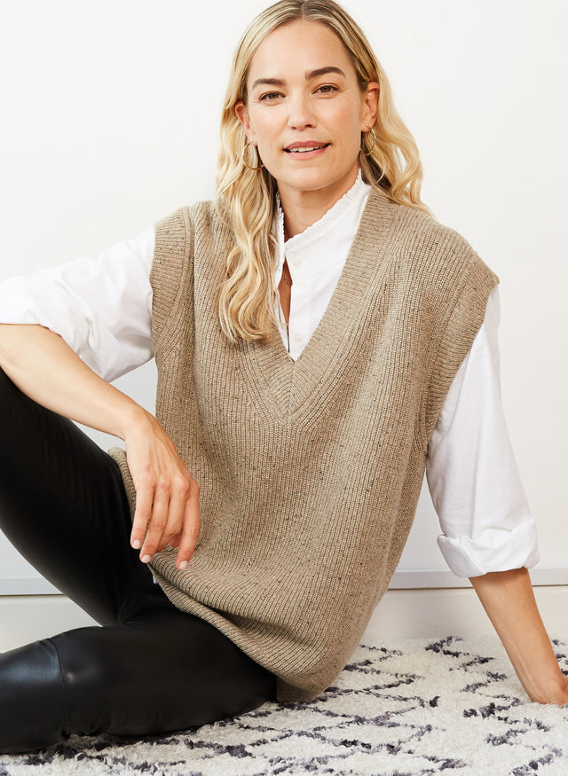 Bella Recycled Wool Knitted Vest